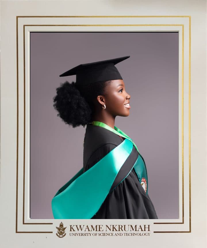 KNUST graduation portrait