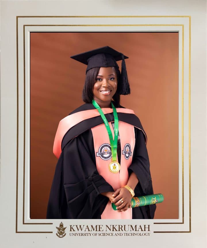 KNUST graduation portrait