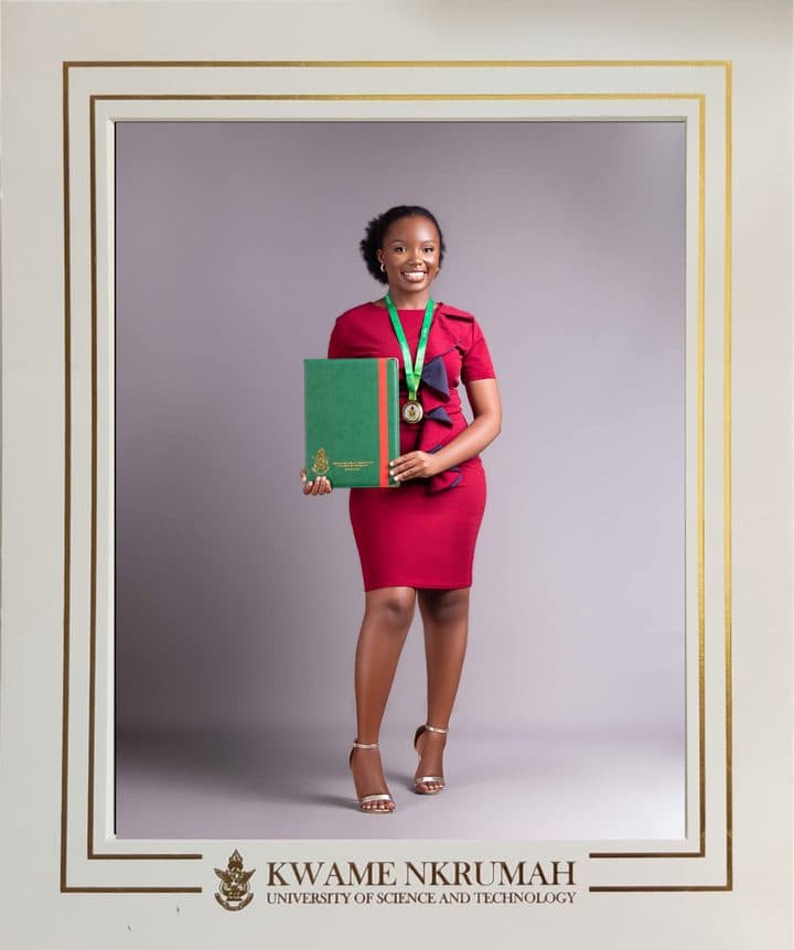 KNUST graduation portrait