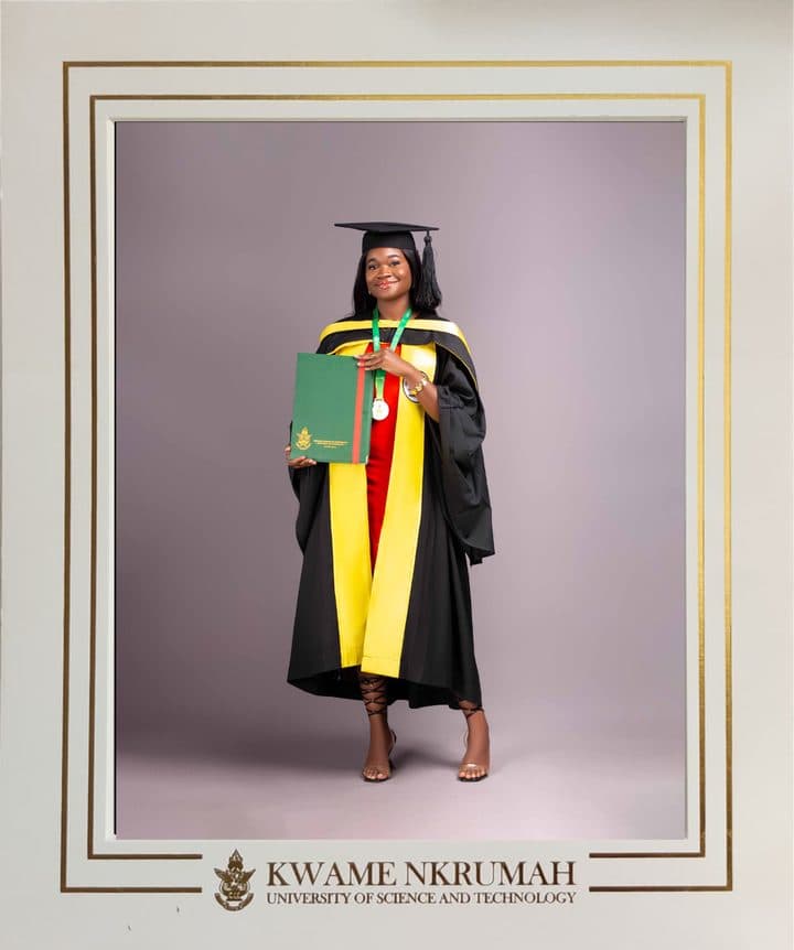 KNUST graduation portrait