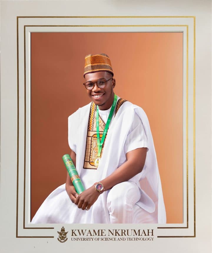 KNUST graduation portrait