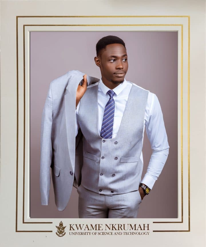 KNUST graduation portrait