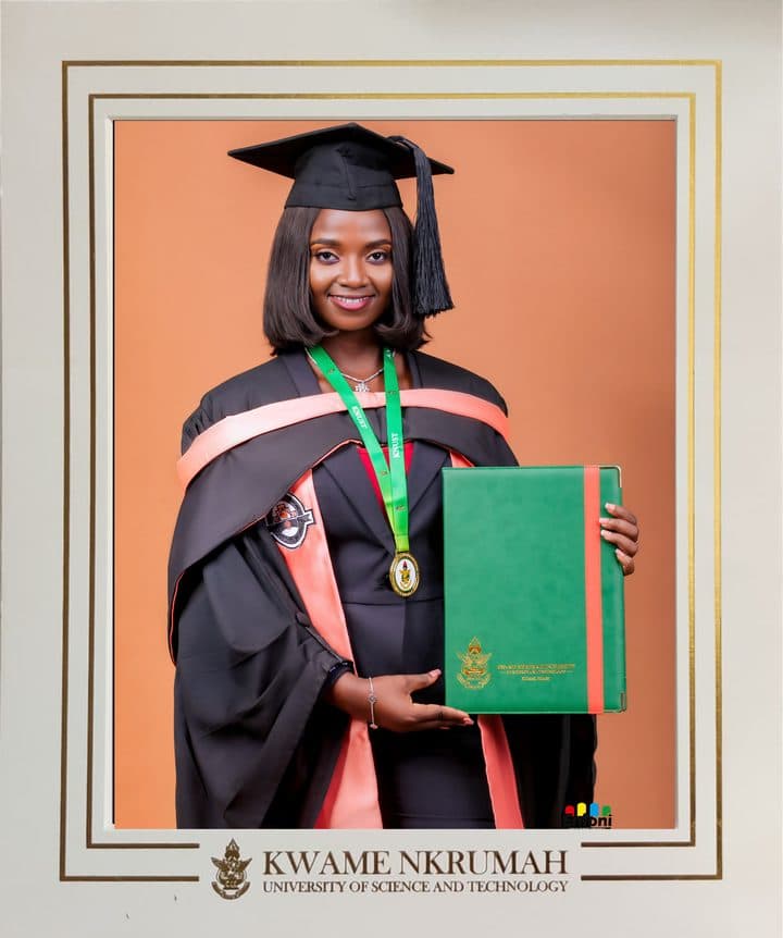 KNUST graduation portrait